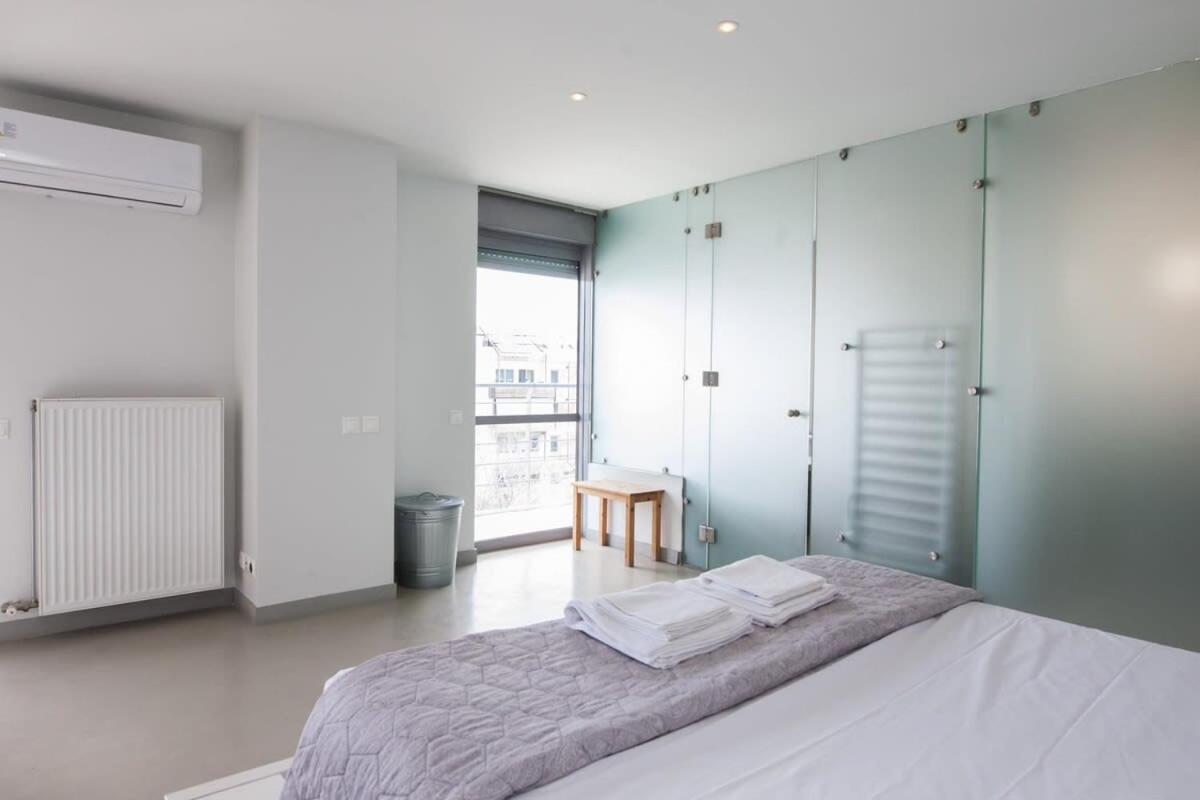Penthouse With 360 View Of Athens And Private Gym Apartment Luaran gambar