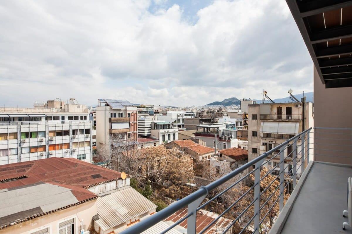 Penthouse With 360 View Of Athens And Private Gym Apartment Luaran gambar