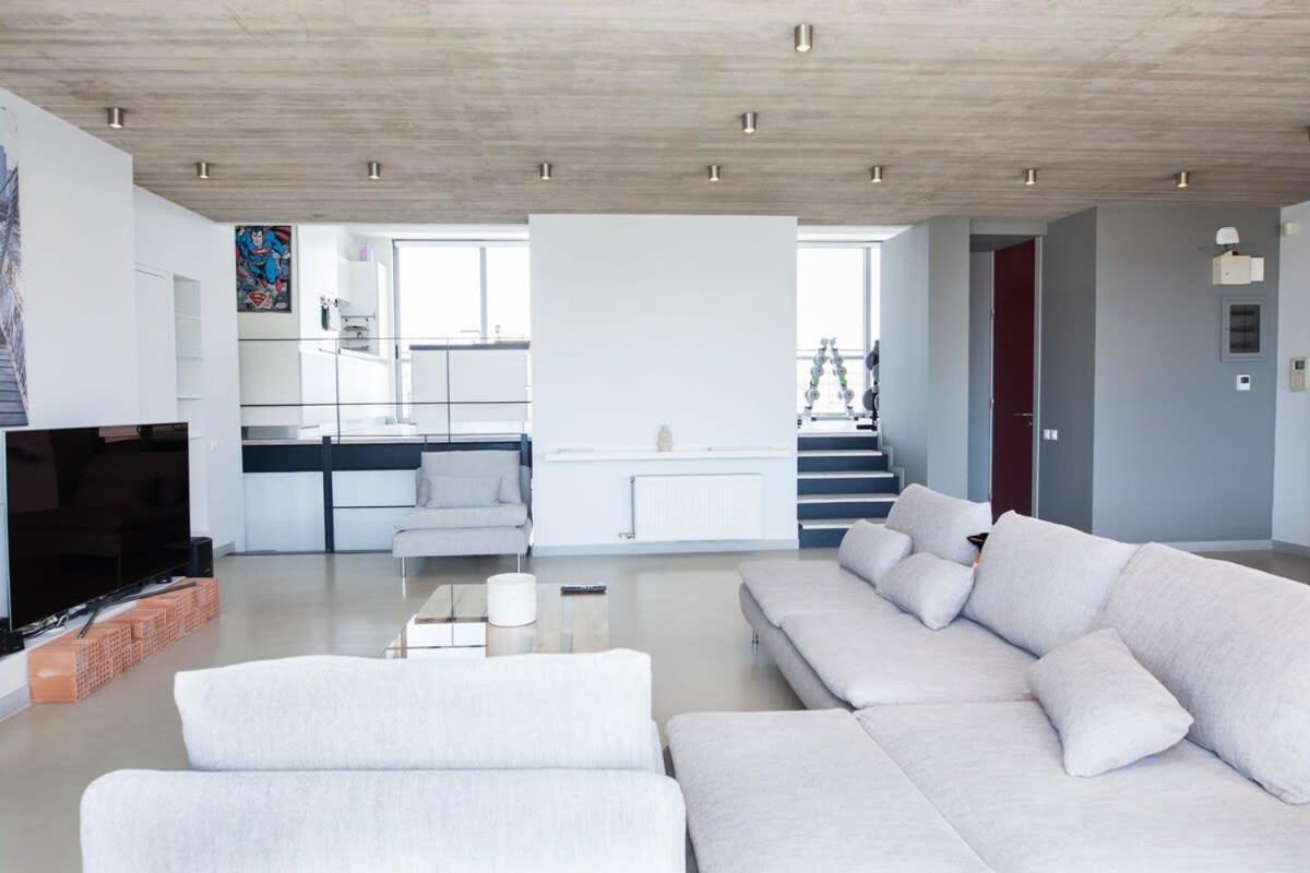 Penthouse With 360 View Of Athens And Private Gym Apartment Luaran gambar